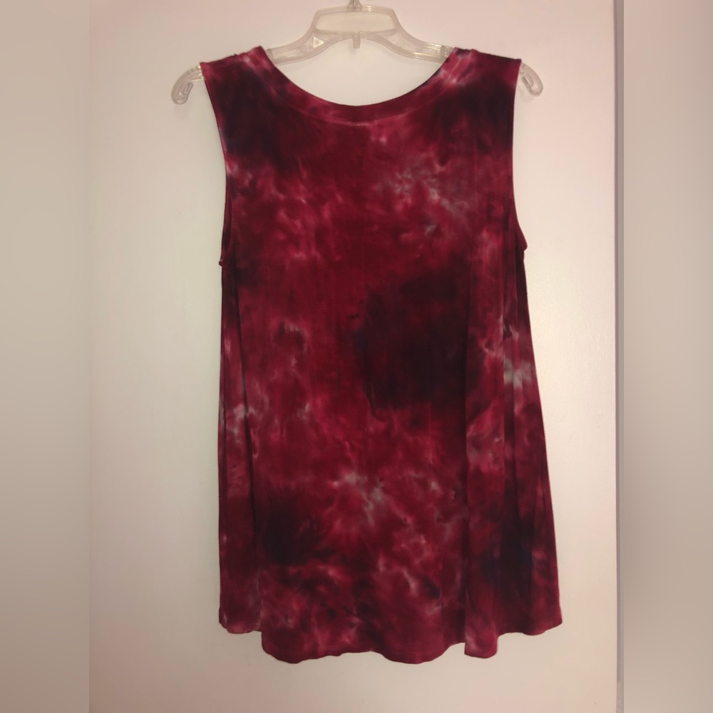 Tie-died knit top by Cable & Gauge size M